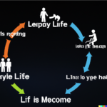 DALL·E 2023 01 24 01.26.37 Human Life Cycle Stages photo