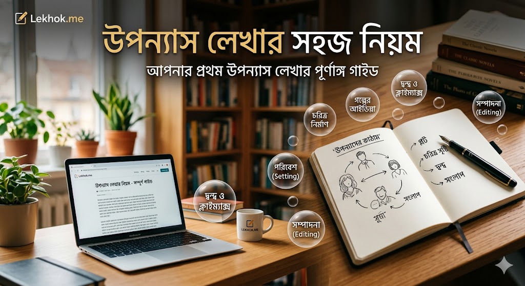উপন্যাস লেখার নিয়ম- লেখক ডট মি