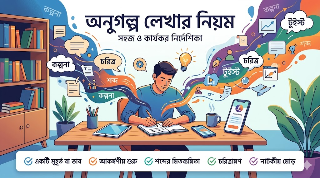 অণুগল্প লেখার নিয়ম- লেখক ডট মি