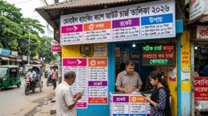 বিভিন্ন মোবাইল ব্যাংকিং অ্যাপের ক্যাশআউট চার্জ