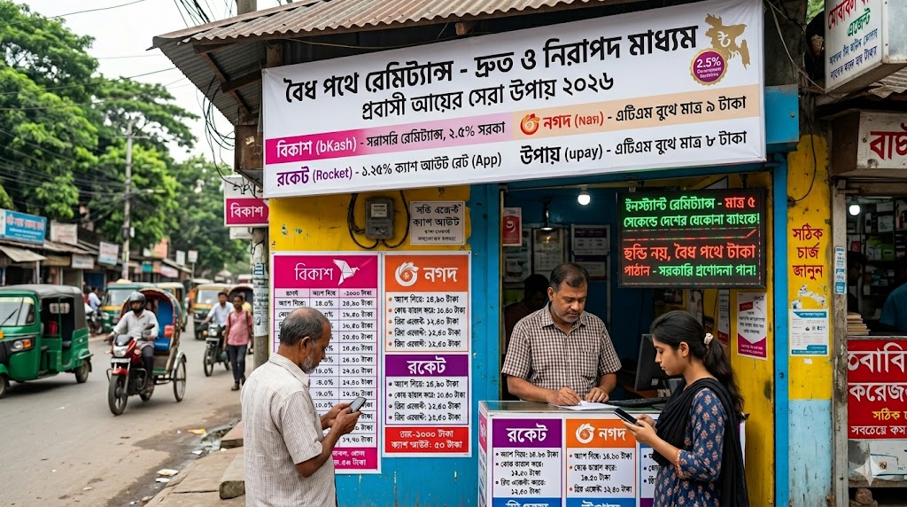 বিদেশ থেকে দ্রুত টাকা পাঠানোর মাধ্যম- লেখক ডট মি
