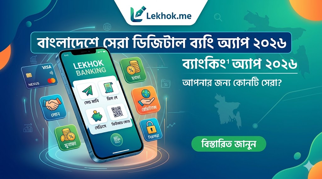 সেরা ডিজিটাল ব্যাংকিং অ্যাপ- লেখক ডট মি
