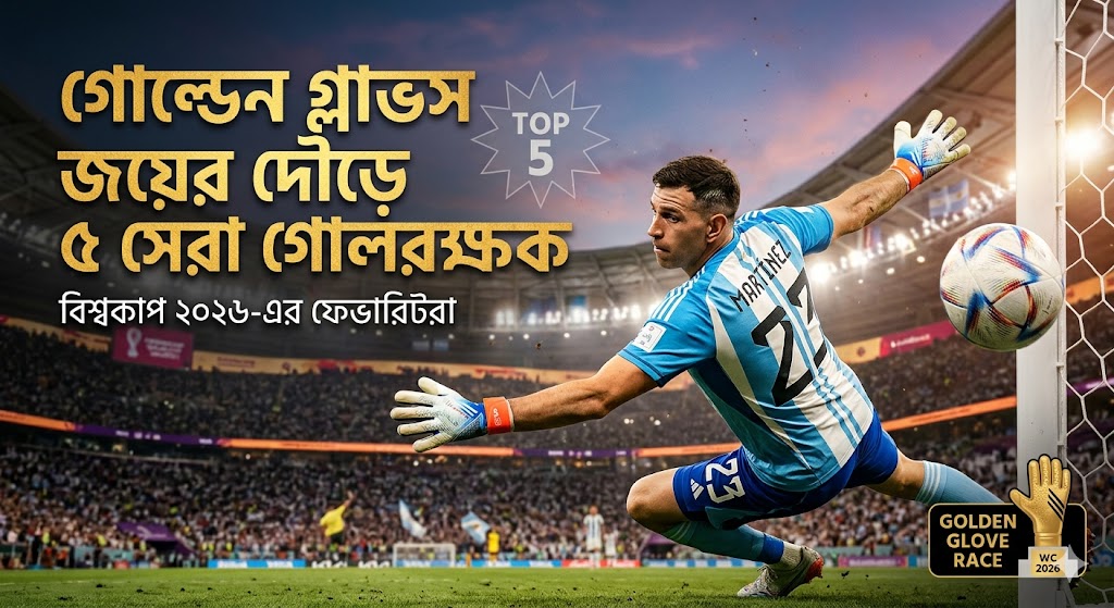 ফুটবল বিশ্বকাপের গোল্ডেন গ্লাভস জয়ের দৌড়ে এগিয়ে থাকা ৫ গোলরক্ষক